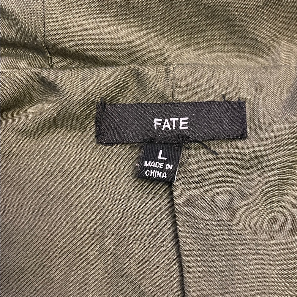 Fate Olive Green Jacket size L - Picture 4 of 12